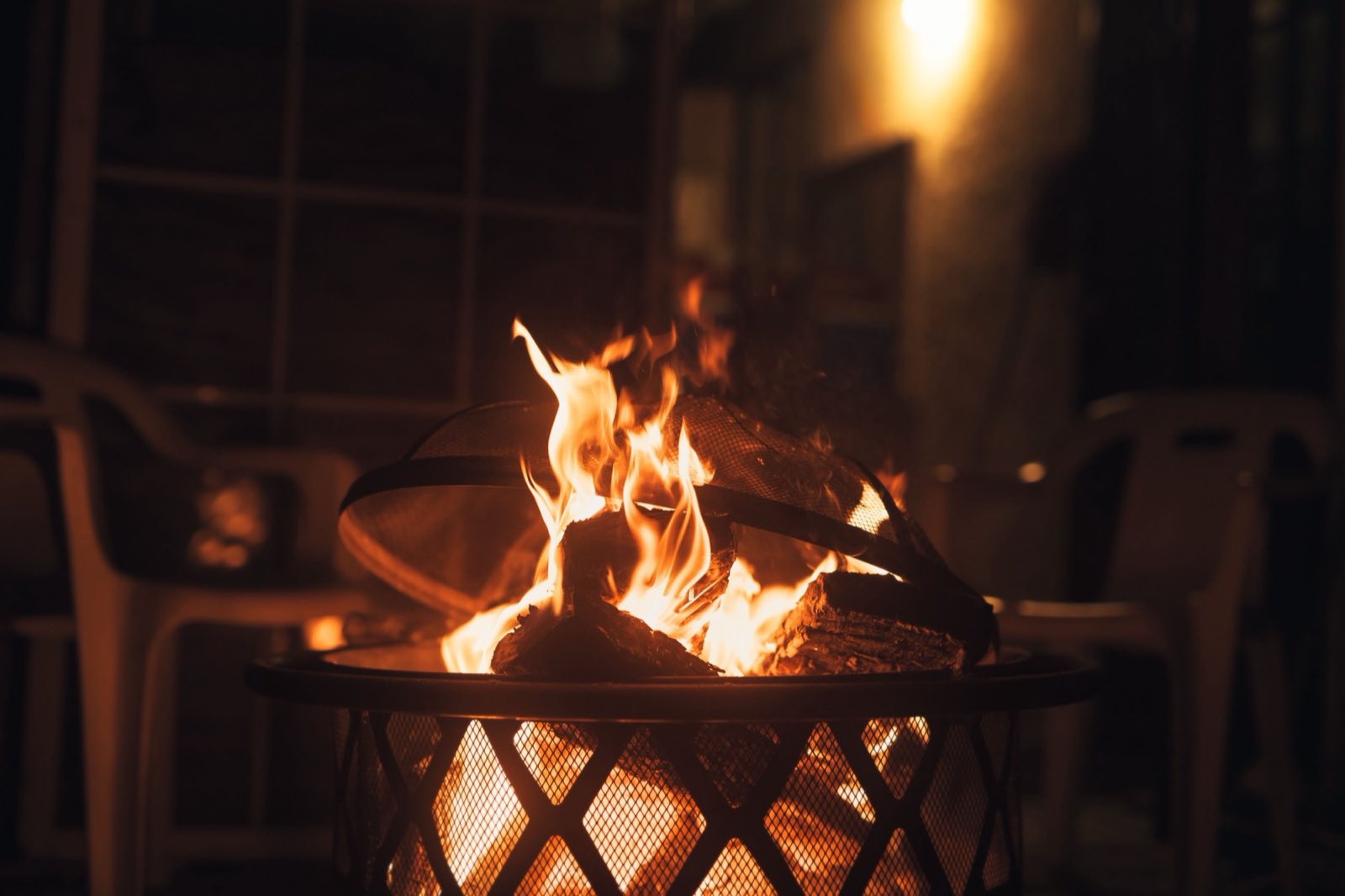 Atmospheric fire pit used as concept imagery
